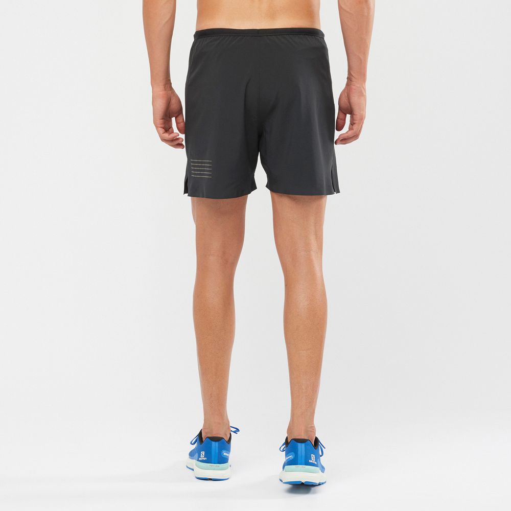 SALOMON SENSE 5 Philippines - Men's Shorts - Black | 389514-YSP